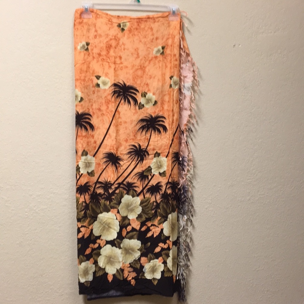 Swimming suit cover-up Hawaiian style